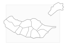 Mapa Região Autónoma da Madeira